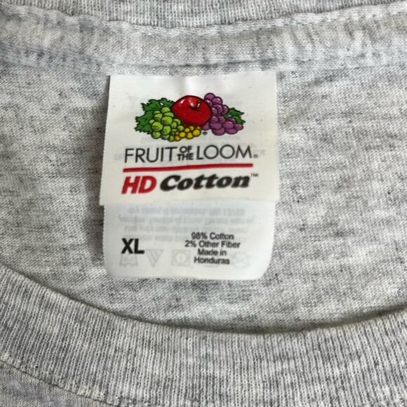 Fruit of the Loom Camper Queen Heather Gray Crew Neck Short Sleeve Tee Women XL - Picture 7 of 12